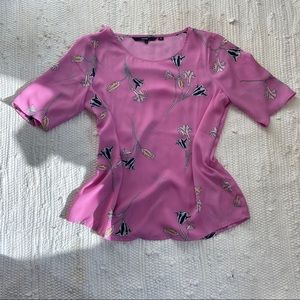 🌸🌷Box blouse with floral print